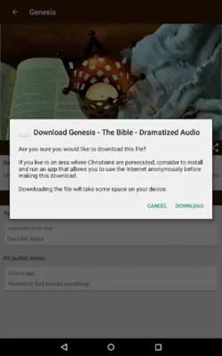 The Bible - Dramatized Audio android App screenshot 1